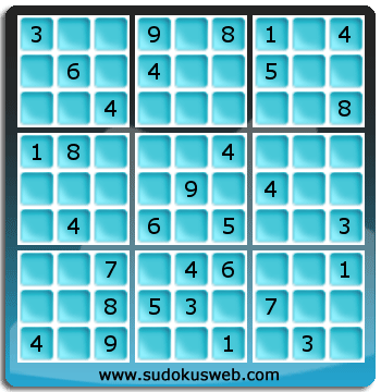 Sudoku von mittelmässiger höhe