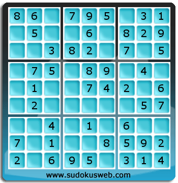 Sudoku de Niveau Très Facile