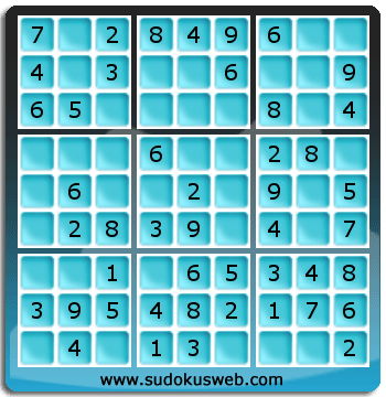 Nivel Muito Facil de Sudoku Nivel Muito Facil de Sudoku