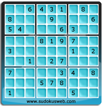 Sudoku von mittelmässiger höhe