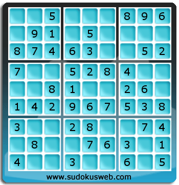 Sudoku de Nivell Molt Fàcil Sudoku de Nivell Molt Fàcil