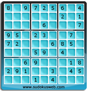 Sudoku von einfacher höhe