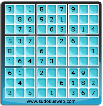 Sudoku de Nivell Molt Fàcil Sudoku de Nivell Molt Fàcil