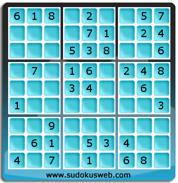 Sudoku von einfacher höhe