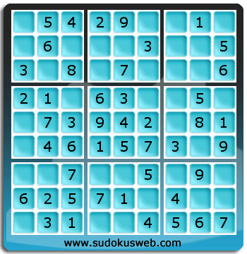 Nivel Muito Facil de Sudoku Nivel Muito Facil de Sudoku
