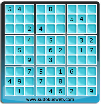 Sudoku von mittelmässiger höhe