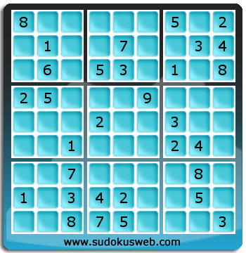 Sudoku von mittelmässiger höhe