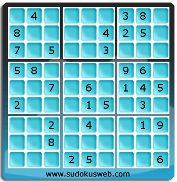 Sudoku von mittelmässiger höhe