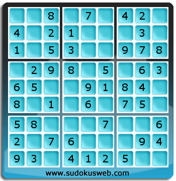 Sudoku de Niveau Très Facile