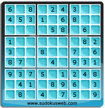 Sudoku von sehr einfacher höhe