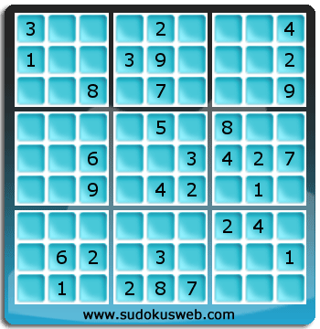 Sudoku von mittelmässiger höhe