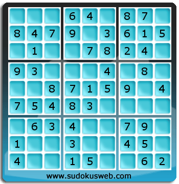 Nivel Muito Facil de Sudoku Nivel Muito Facil de Sudoku