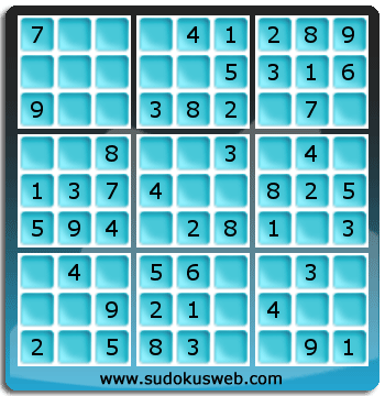 Sudoku von sehr einfacher höhe