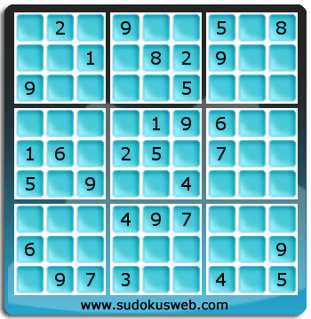 Sudoku von mittelmässiger höhe