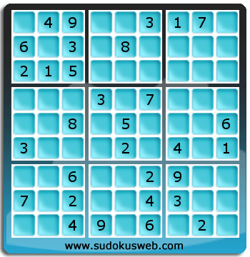 Sudoku von mittelmässiger höhe