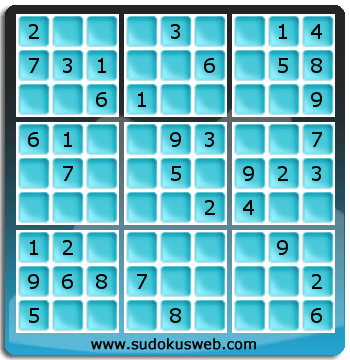 Sudoku von einfacher höhe