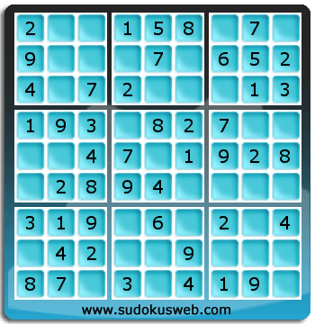 Nivel Muito Facil de Sudoku