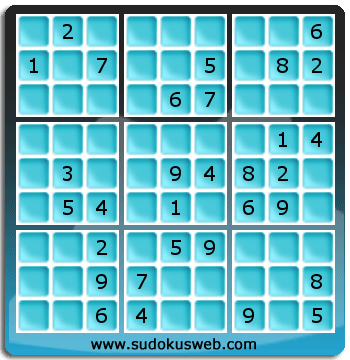 Sudoku von mittelmässiger höhe