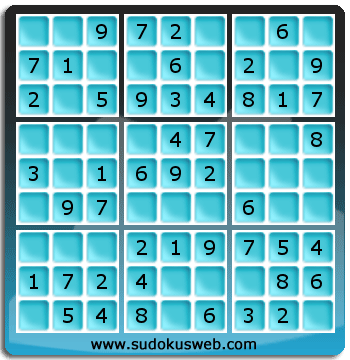 Nivel Muito Facil de Sudoku Nivel Muito Facil de Sudoku