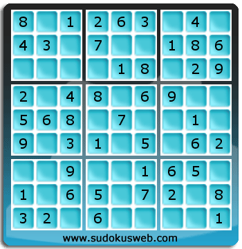 Sudoku de Nivel Muy Fácil