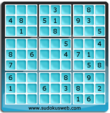 Sudoku von mittelmässiger höhe