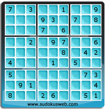 Sudoku von mittelmässiger höhe