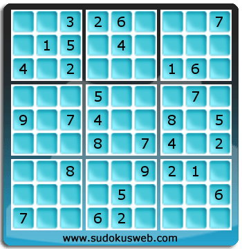 Sudoku von mittelmässiger höhe