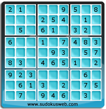 Sudoku de Niveau Très Facile Sudoku de Niveau Très Facile