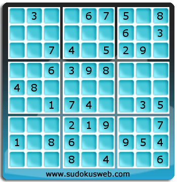 Sudoku von einfacher höhe