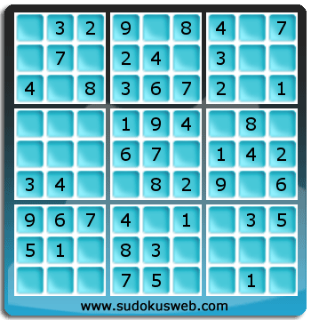 Nivel Muito Facil de Sudoku Nivel Muito Facil de Sudoku