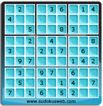 Nivel Facil de Sudoku Nivel Facil de Sudoku