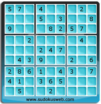 Sudoku von einfacher höhe