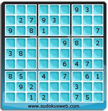 Sudoku von mittelmässiger höhe