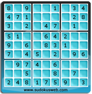 Nivel Muito Facil de Sudoku