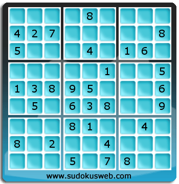 Sudoku von mittelmässiger höhe