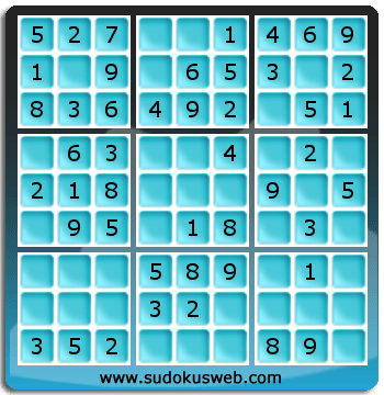 Sudoku de Nivel Muy Fácil