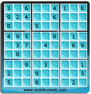 Sudoku von mittelmässiger höhe