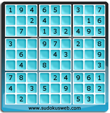 Sudoku de Nivell Molt Fàcil Sudoku de Nivell Molt Fàcil