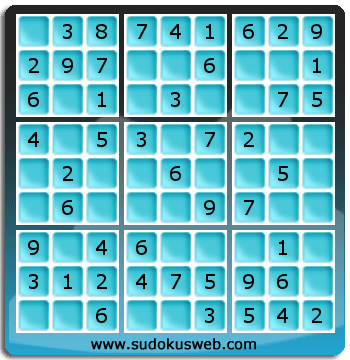 Sudoku de Nivel Muy Fácil