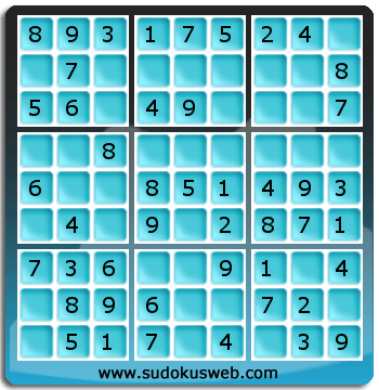 Nivel Muito Facil de Sudoku Nivel Muito Facil de Sudoku
