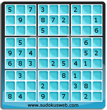 Sudoku von einfacher höhe