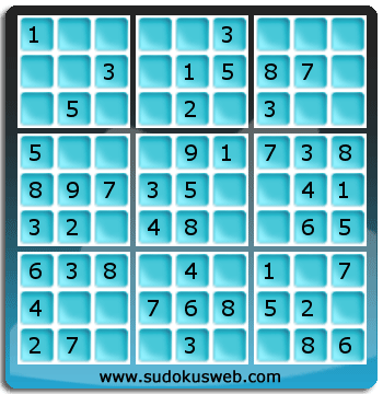 Sudoku de Niveau Très Facile Sudoku de Niveau Très Facile