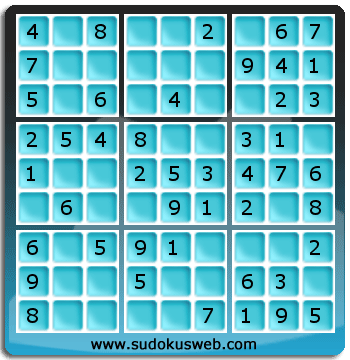 Sudoku de Niveau Très Facile