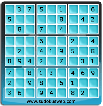Nivel Muito Facil de Sudoku Nivel Muito Facil de Sudoku