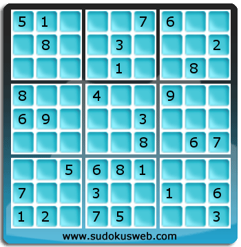 Sudoku von mittelmässiger höhe