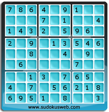 Sudoku de Nivel Muy Fácil