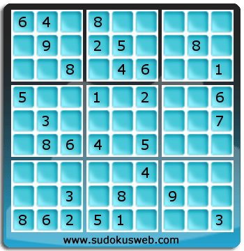 Sudoku von mittelmässiger höhe