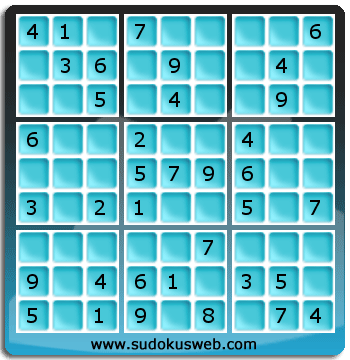 Sudoku von einfacher höhe