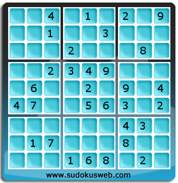 Sudoku von mittelmässiger höhe