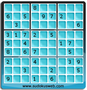 Sudoku von mittelmässiger höhe